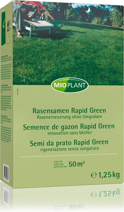 Produktbild Mioplant Rasensamen Rapid Green, 50 m2 (Rasensamen)