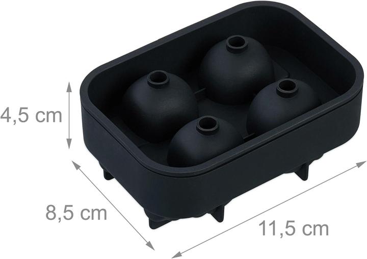 Immagine prodotto Relaxdays 2x stampo per cubetti di ghiaccio a forma di teschio