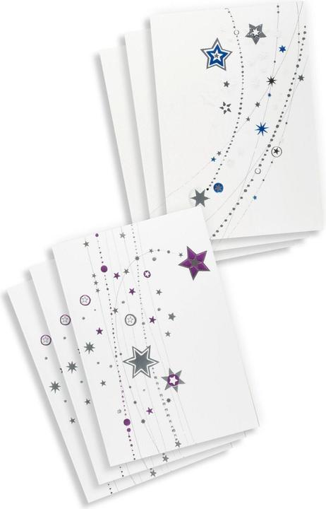 ABC Christmas card stars, box with 6 pieces (6 pcs.)
