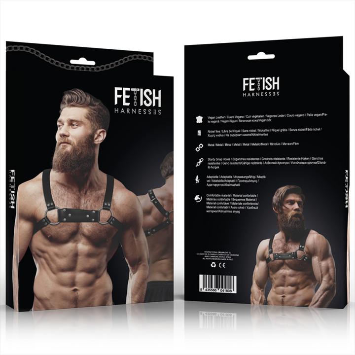 Immagine prodotto Fetish submissive Attitude - Arnés Bulldog Ecopiel Pecho Hombre Talla M/L (M, L)