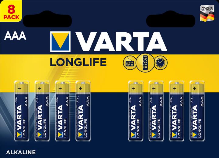 Produktbild Varta Longlife (8 Stk., AAA, 1200 mAh)