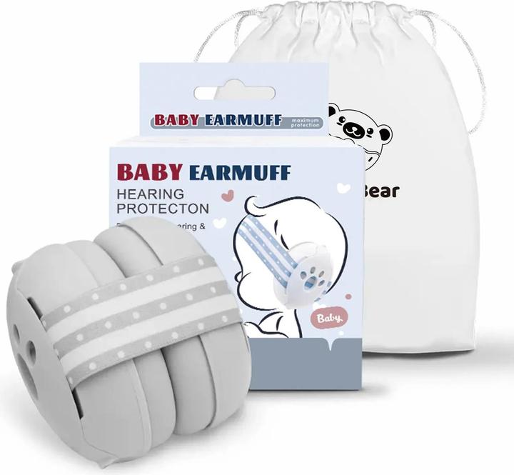 Image du produit Swissdetector Baby Earmuff - 3-48 mois - Gris