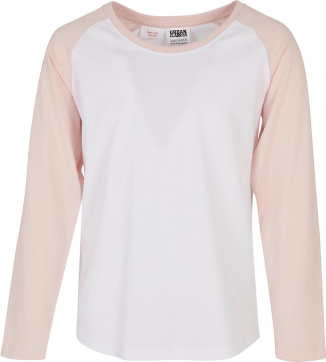 Produktbild Urban Classics Girls Contrast Raglan Longsleeve 2-Pack - 19575 (122)