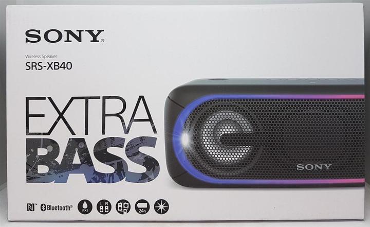 Image du produit Sony Srs-Xb40 (24 h, Fonctionnement sur batterie)
