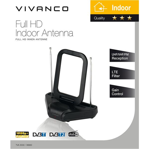 Actual product image Vivanco Tva 3030 (DAB/ DAB+, DVB-T / -T2, UKW / MW / LW)