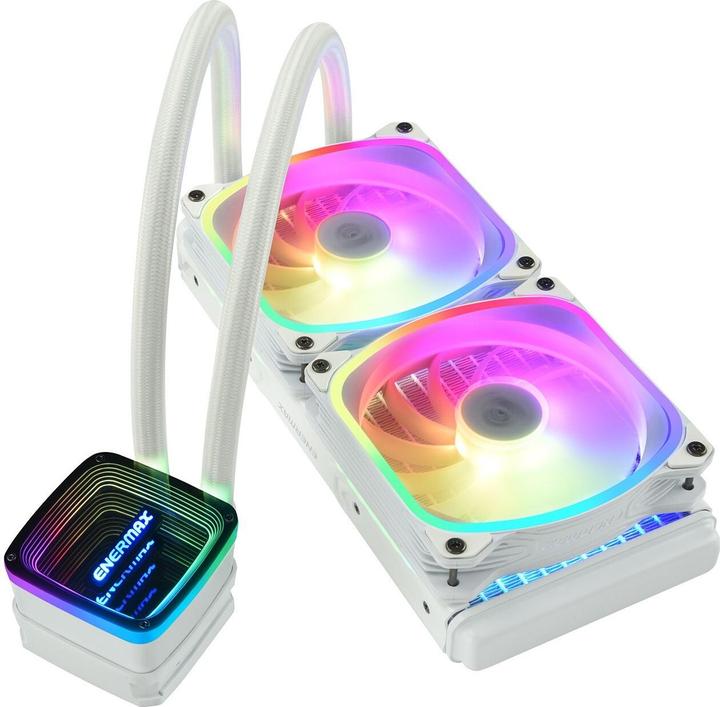 Produktbild Enermax AQUAFUSION ADV ARGB Snow White 240 AIO CPU Wasserkuehlung Intel LGA1700 AM5 Ready,250W+ TDP