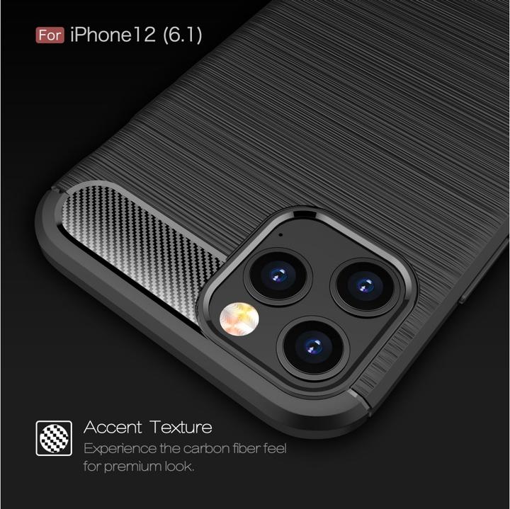 Produktbild Screenguard Carbon Brushed Case (Apple iPhone 12)