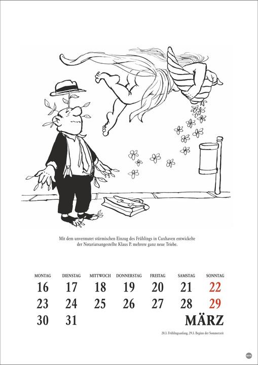 Produktbild Loriot Heile Welt Halbmonatskalender 2026 (Deutsch)