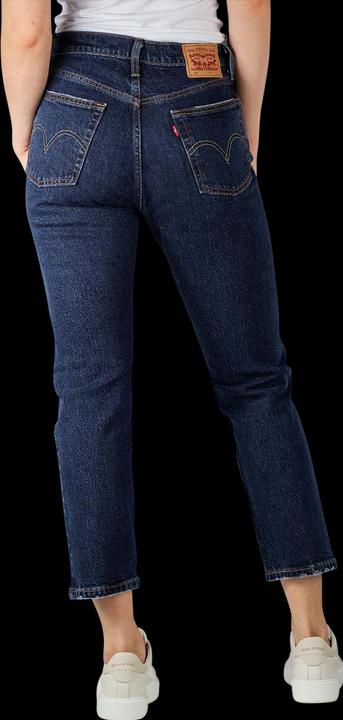 Actual product image Levis 501 Jeans Straight Cropped salsa authentic (W26/L26)