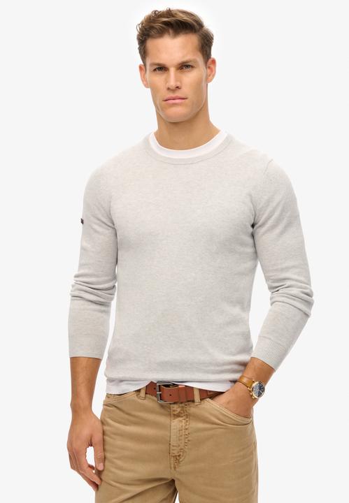 Produktbild Superdry Leichtes Essentials Strick-Sweatshirt mit Rundhalsausschnitt (XXL)