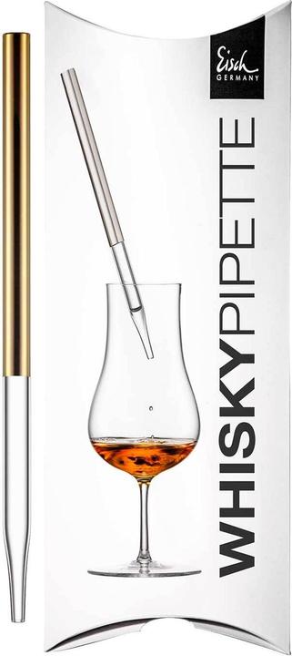 Produktbild Eisch Gentleman Whiskypipette gold (Whisky Steine)
