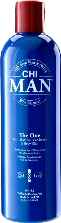 Actual product image CHI 3-in-1 Shampoo, Conditioner, Bodywash (355 ml, Liquid shampoo)