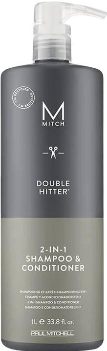 Actual product image Paul Mitchell Mitch Double Hitter 2-in-1 Shampoo & Conditioner (1000 ml, Liquid shampoo)