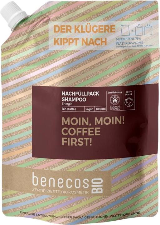 Actual product image Benecos NF Caffeine Shampoo (1000 ml, Liquid shampoo)