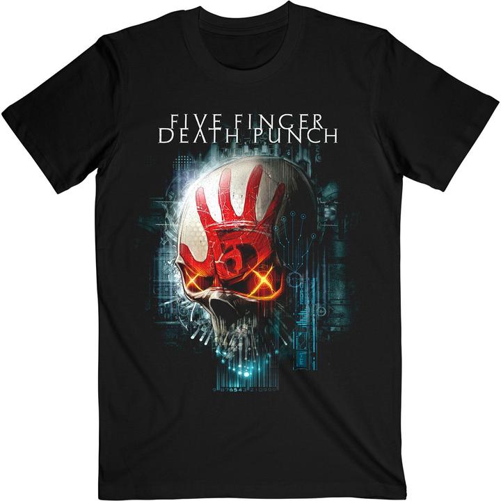 Five Finger Death Punch Interface Skull TShirt