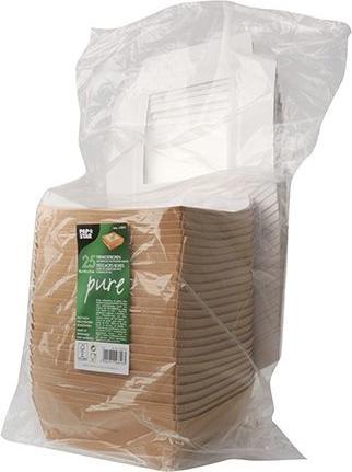 Produktbild Papstar Feinkostboen it Sichtfenster aus PLA (25 x)