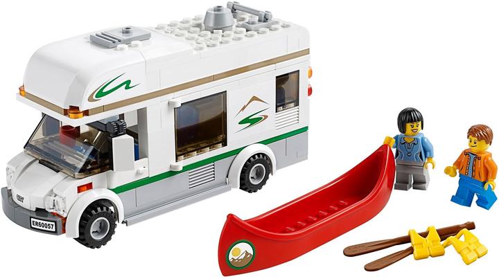 Actual product image LEGO City camper van with canoe (60057, LEGO City)