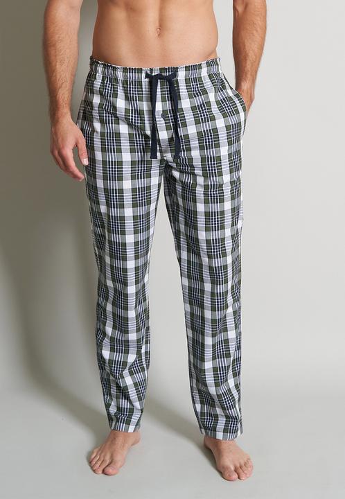 Produktbild Tom Tailor lange Herren Schlafhose Loungehose mit Eingriff Knopf Bindeband (52)