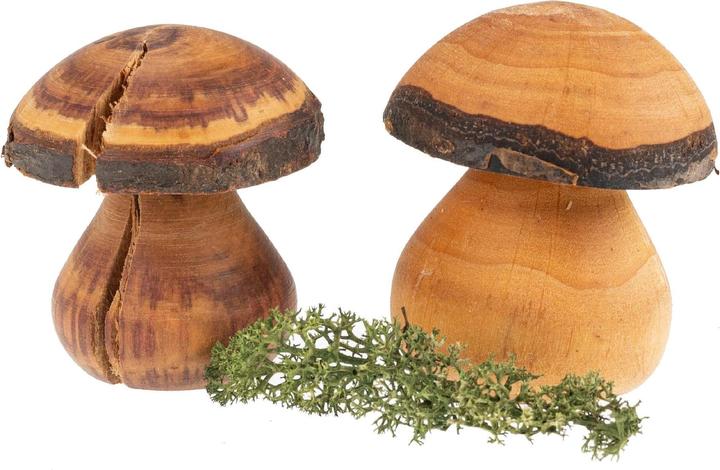 Image du produit La Mia! Champignons tournés à la main en aulne huilé de différentes tailles