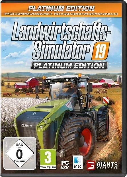 Produktbild Giants Software Landwirtschafts-Simulator 19 Platinum Edition (D) (PC, Multilingual)