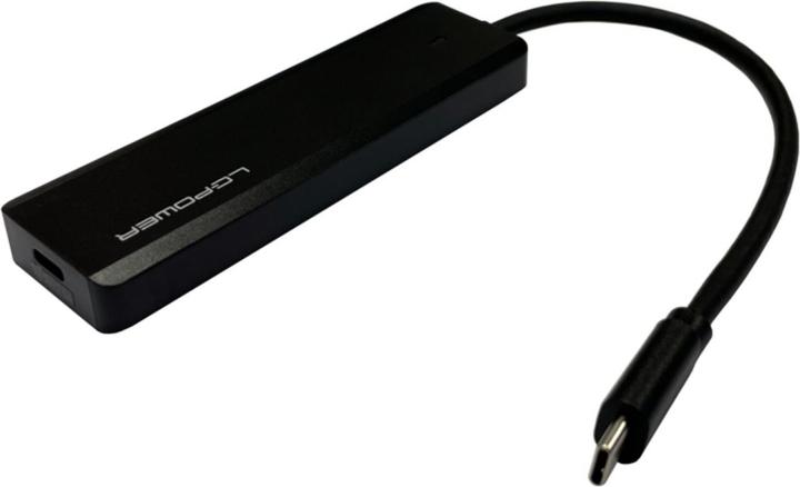 Image du produit LC-Power LC-HUB-U3-4-C 2xUSBA 1XUSB-C Noir détail (USB-C, 4 Ports)