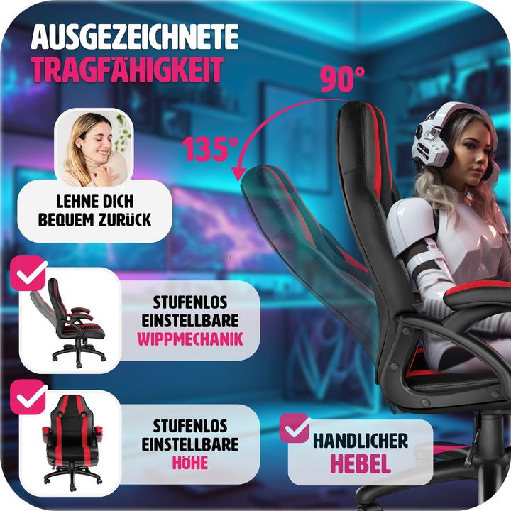 Image du produit tectake Fauteuil de bureau Benny