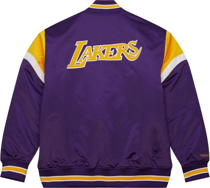 Produktbild Mitchell & Ness M&N Heavyweight Satin Jacke NBA Los Angeles Lakers - M (M)