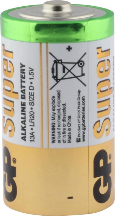 Immagine prodotto GP Batteries Batterie D Mono Super, 4 Stück (4 pz., Specifico del dispositivo)