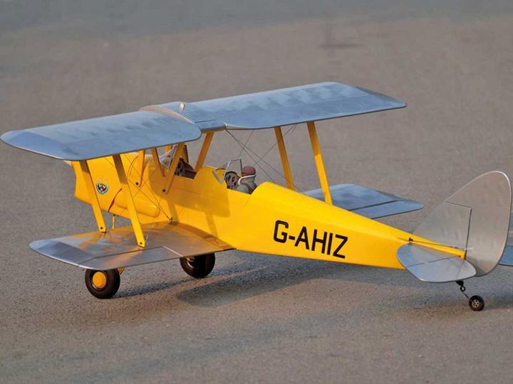 Image du produit Vq Models Tiger Moth DH.82 (jaune/argent) / 1400 mm (Voltige)