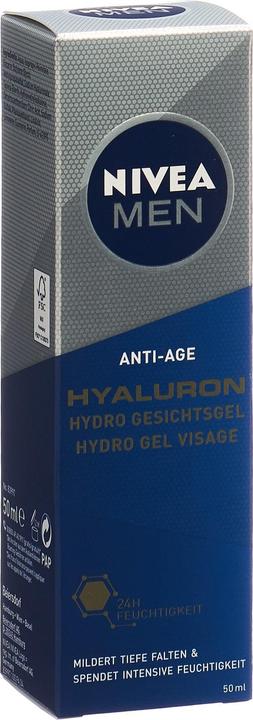 Produktbild NIVEA MEN Anti-Age Hyaluron Hydro Gesichtsgel (50 ml, Gesichtsgel)