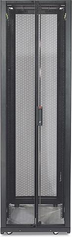 Actual product image APC NetShelter SX 48U 600mm Wide x 1070mm Deep Enclosure Without Sides Without Doors Black (48 RU, 19 inch rack)