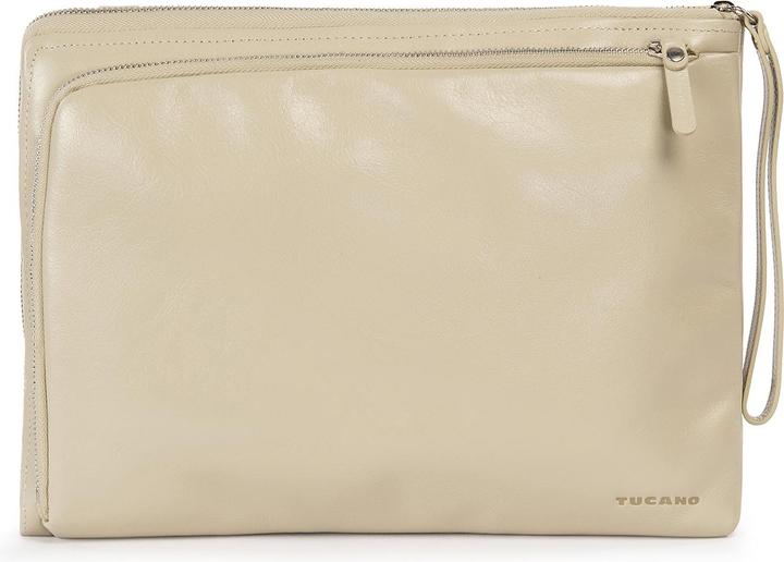 Image du produit Tucano Elle, sacoche en cuir pour ordinateur portable 13 pouces pour femme, IVORY (13", Apple)