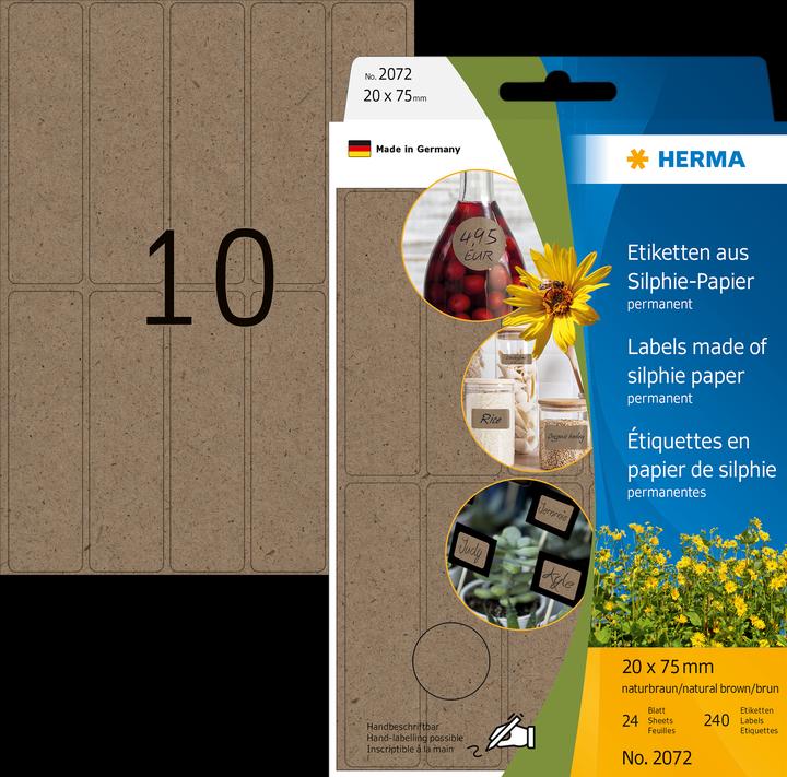 Immagine prodotto HERMA Etichette multiuso in carta di erba