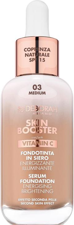 Actual product image Deborah Milano Milano Skin Booster Serum Foundation 03 Medium (3)