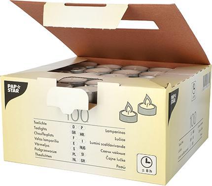 Image du produit Papstar Teelichter (100 pcs)