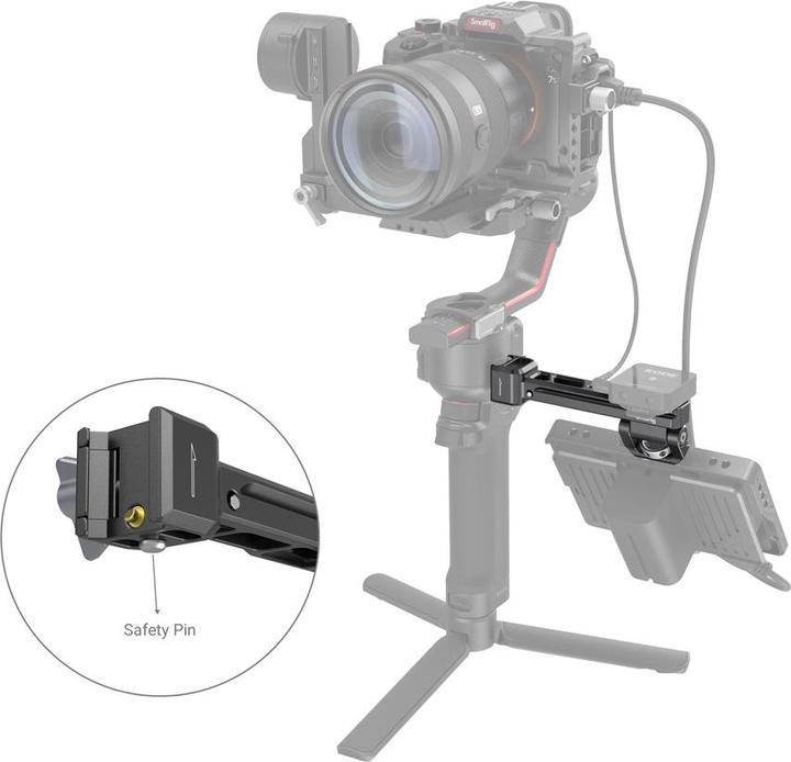 Immagine prodotto SmallRig Supporto per monitor di inclinazione (Attacco cardanico)