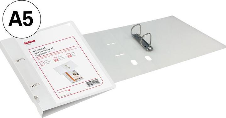 Image du produit Kolma Classeur à anneaux Vario A5 2 anneaux hauteur de remplissage 2 cm incolore (A5, 20 mm, 1 pièce(s))