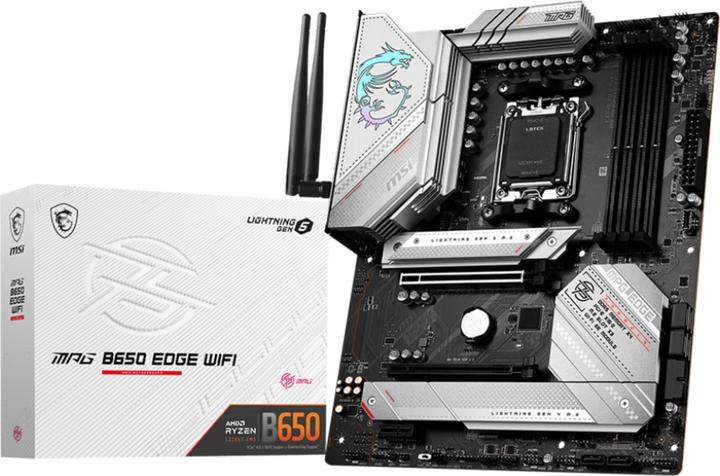 Actual product image MSI MPG B650 Edge WIFI (AM5, AMD B650, ATX)