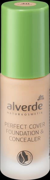 dm alverde Perfect Cover Foundation & Concealer Caramel 40 (Caramel)