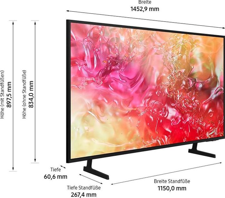 Actual product image Samsung GU65DU7199UXZG (65", 4K, 2024)