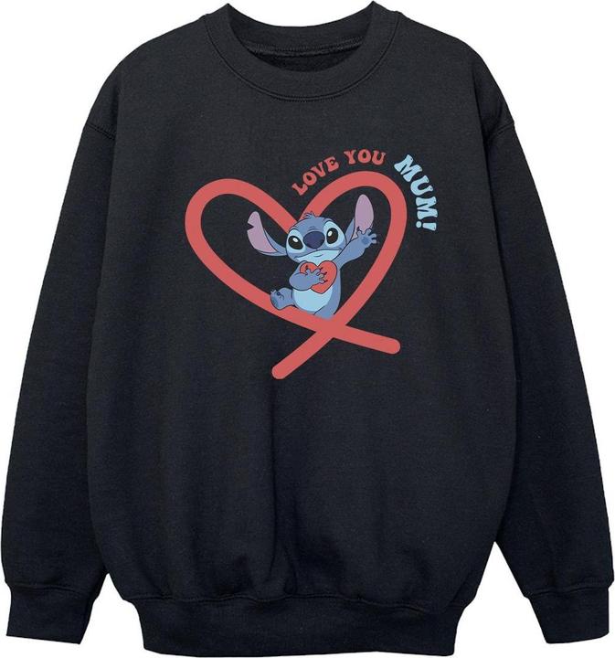 Disney Lilo & Stitch Love You Mum Sweatshirt Mädchen