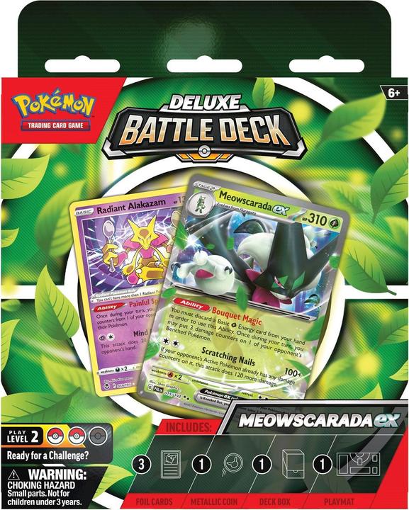 Actual product image Pokémon TCG présentoir Deluxe Battle Decks Display (6) *ANGLAIS* (English, Deck)