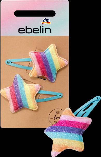 Produktbild dm ebelin Haarclipse Sterne