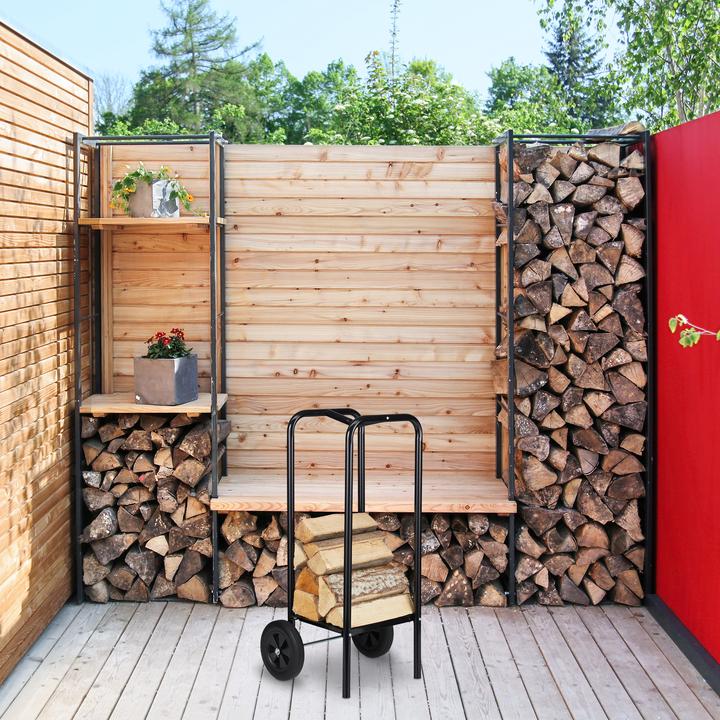 Produktbild Relaxdays Kaminholzwagen (46 x 39 x 89.5 cm)