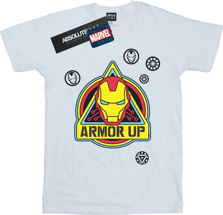 Iron Man Armor Up Badge TShirt (XXL)