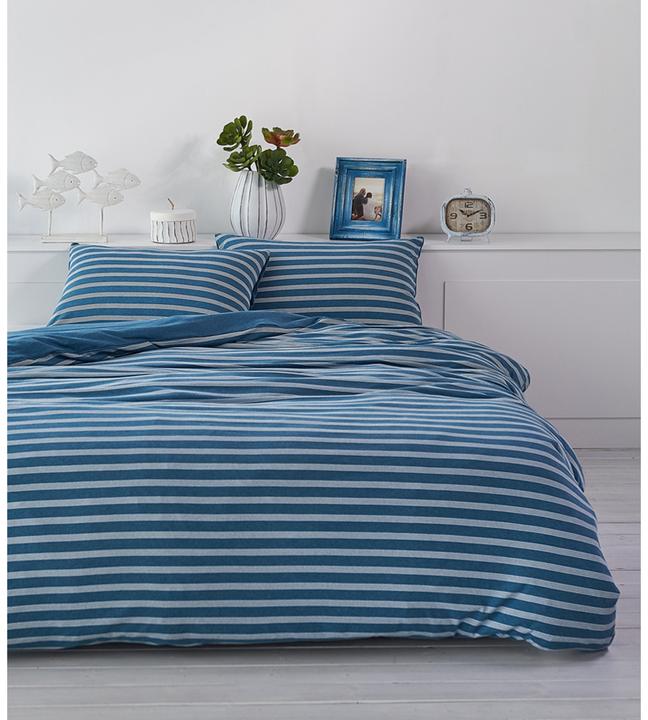 Actual product image Living Home Melange Jersey Double Face (Bedding set, 80 x 80 cm, 155 x 220 cm)
