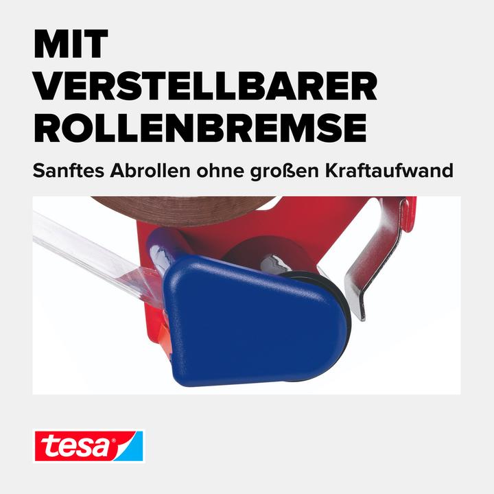 Produktbild tesa tesapack 6300 ECONOMY Handabroller - Für Klebebänder mit bis zu 50 cm Breite