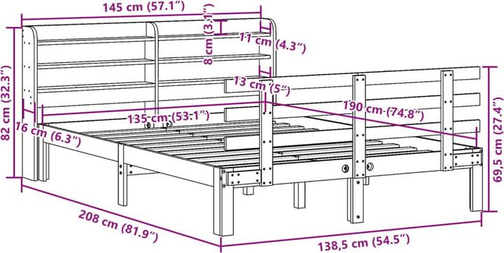 Produktbild VidaXL Wunstorf (135 x 190 cm)