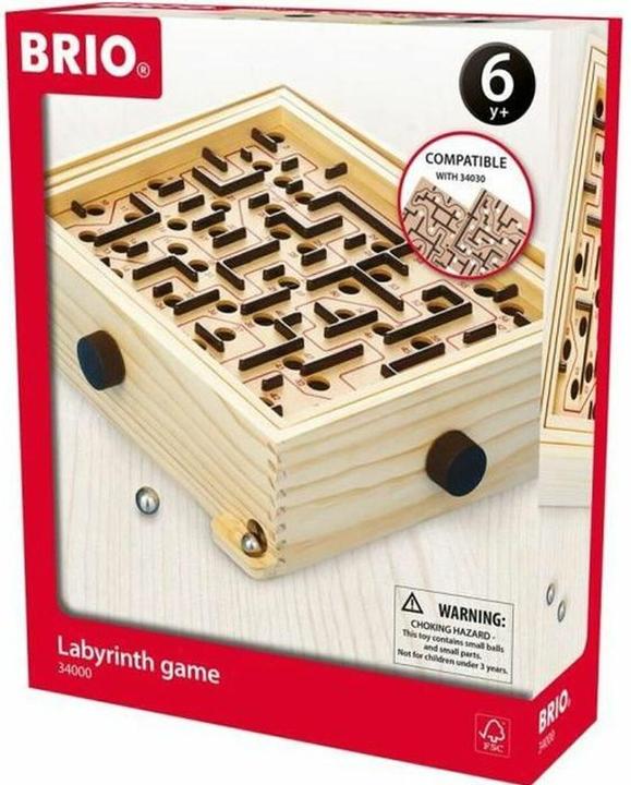 Actual product image Brio labyrinth (English)