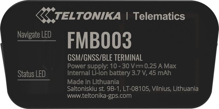 Actual product image Teltonika FMB003 Ultra-Small OEM OBDII PnP Tracker with GNSS, GSM, BLE 4.0, CAN Bus Data Fleet Management